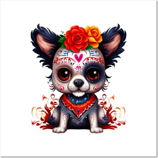 Dia de los Muertos Dog #6 Posters and Art